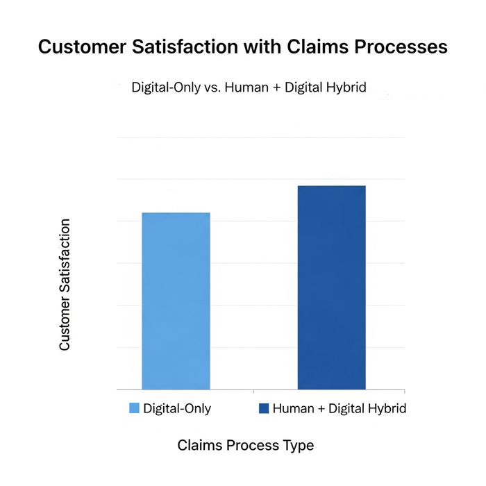 Customer satisfaction with claims processes