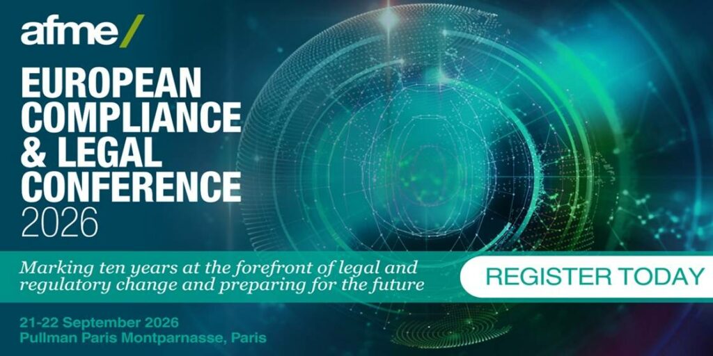 AFME’s European Compliance and Legal Conference 2026