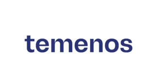 Partnership to Modernize Digital Banking Services in Africa Temenos logo: blue lowercase wordmark on white background