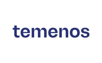 Partnership to Modernize Digital Banking Services in Africa Temenos logo: blue lowercase wordmark on white background