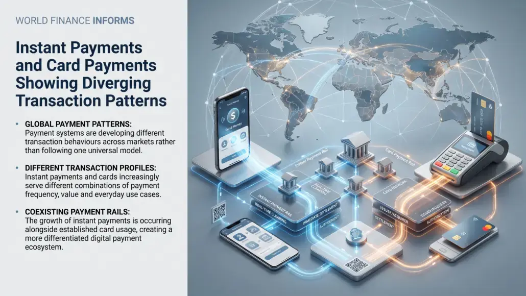 Instant Payments and Card Payments Showing Diverging Transaction Patterns