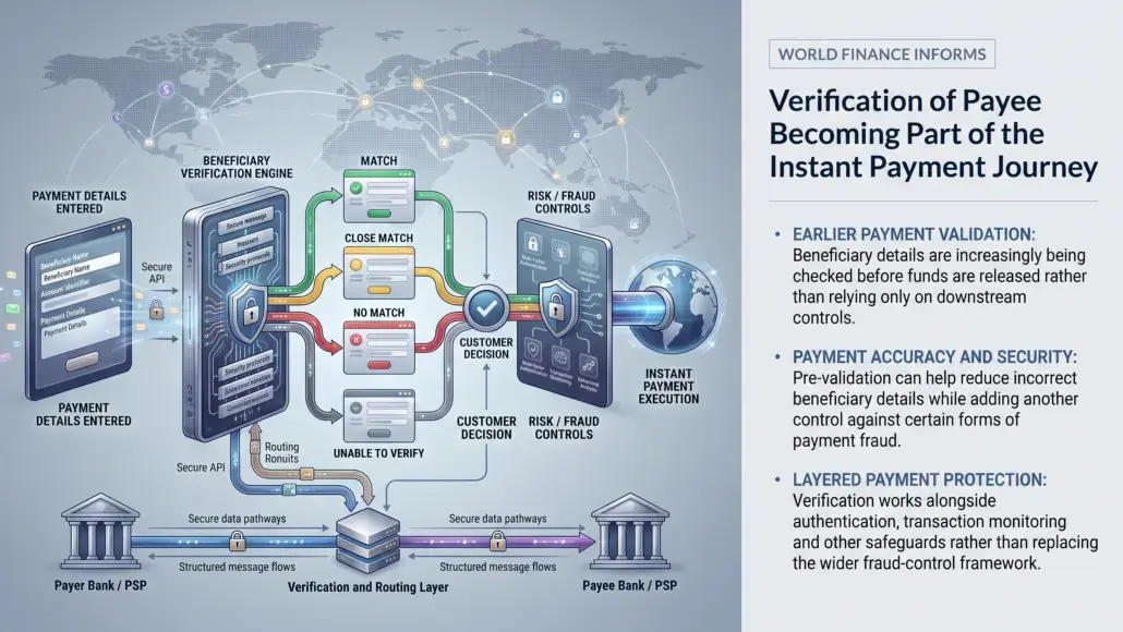 Verification of Payee Becoming Part of the Instant Payment Journey