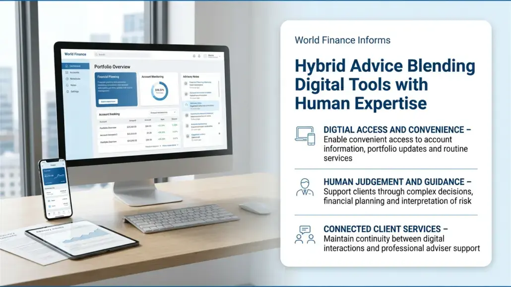 Hybrid Advice Blending Digital Tools with Human Expertise