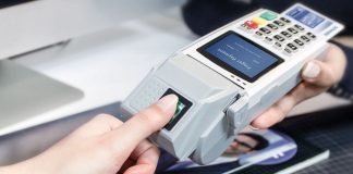 biometric payment card integrating T-Shape